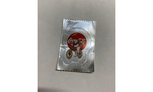 Coca Cola Mini Mania Adesivo Prata Ciclismo